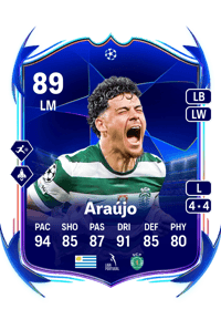 Maximiliano Araújo UEFA Champions League Road to the Final 89 OVR