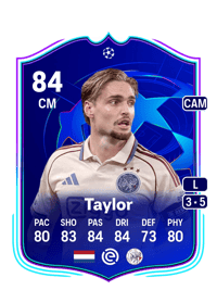 Kenneth Taylor UCL Road to the Knockouts 84 OVR