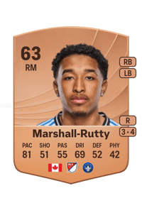 Jahkeele Marshall-Rutty Common 63 OVR