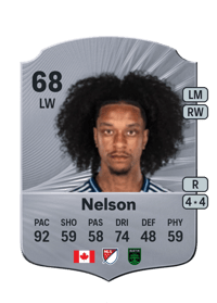 Jayden Nelson Rare 68 OVR