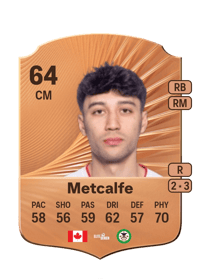 Patrick Metcalfe Rare 64 OVR