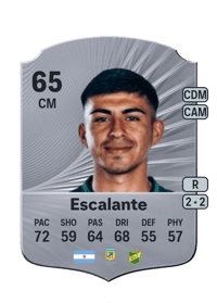 Tomás Escalante Rare 65 OVR