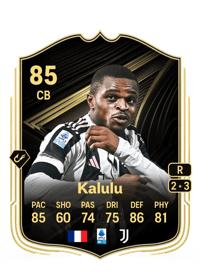Pierre Kalulu Team of the Week 85 OVR