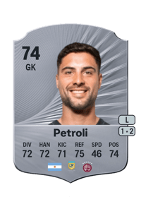 Franco Petroli Rare 74 OVR