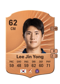 Lee Jin Yong Rare 62 OVR