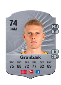 Albert Grønbæk Rare 74 OVR