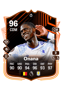 Amadou Onana UEL Road to the Final 96 OVR