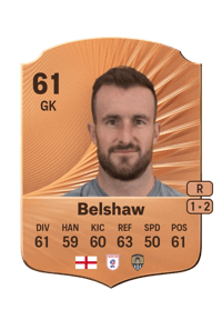 James Belshaw Rare 61 OVR