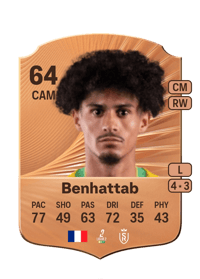 Yassine Benhattab Rare 64 OVR