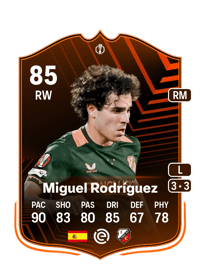 Miguel Rodríguez UEL Road to the Knockouts 85 OVR