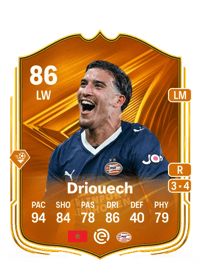 Couhaib Driouech Star Performer 86 OVR