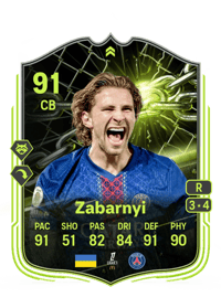 Illia Zabarnyi Showdown Plus 91 OVR