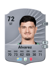 Agustín Álvarez Rare 72 OVR