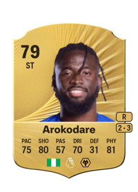 Toluwalase Arokodare Rare 79 OVR
