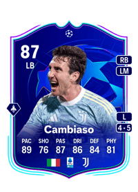 Andrea Cambiaso UCL Road to the Knockouts 87 OVR