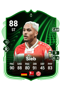 Armindo Sieb UECL Road to the Final 88 OVR