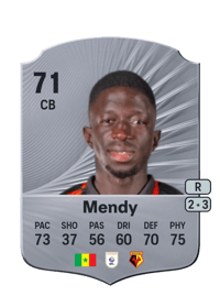 Formose Mendy Rare 71 OVR