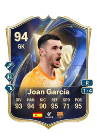 Joan García Team of the Season 94 OVR