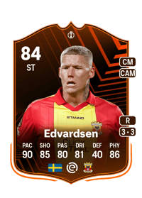 Victor Edvardsen UEL Road to the Knockouts 84 OVR