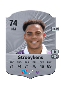 Mario Stroeykens Rare 74 OVR