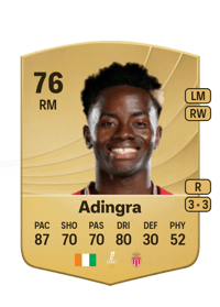 Simon Adingra Common 76 OVR
