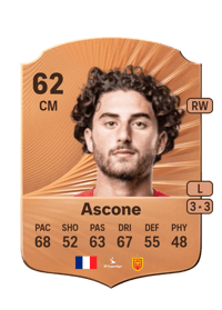 Rocco Ascone Rare 62 OVR
