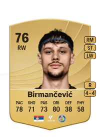 Veljko Birmančević Common 76 OVR