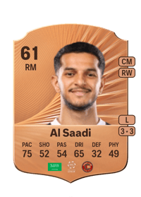 Nawaf Al Saadi Rare 61 OVR
