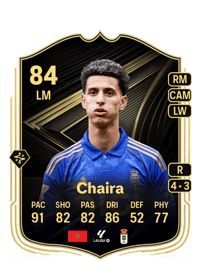 Ilyas Chaira Team of the Week 84 OVR