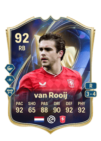 Bart van Rooij Team of the Season 92 OVR
