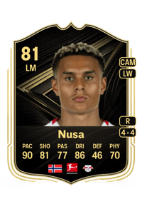 Antonio Nusa Team of the Week 81 OVR