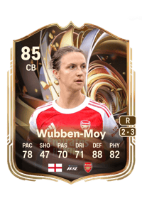 Lotte Wubben-Moy Ratings Reload 85 OVR