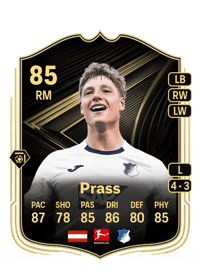 Alexander Prass Team of the Week 85 OVR