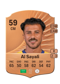 Basil Al Sayali Rare 59 OVR
