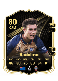 Alex Badolato Team of the Week 80 OVR