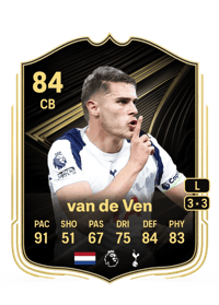 Micky van de Ven Team of the Week 84 OVR