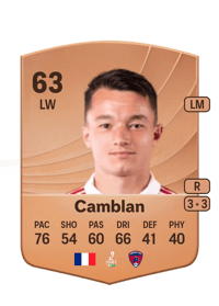 Axel Camblan Common 63 OVR