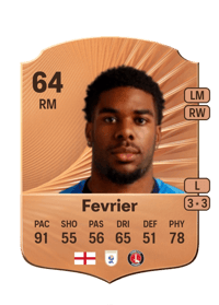 Jayden Fevrier Rare 64 OVR