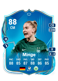 Janina Minge UEFA Women's Champions League Road to the Final 88 OVR