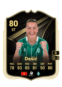 Medina Dešić Team of the Week 80 OVR