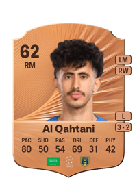 Mohammed Al Qahtani Rare 62 OVR