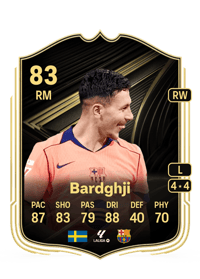 Roony Bardghji Team of the Week 83 OVR
