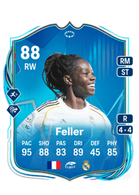 Naomie Feller UEFA Women's Champions League Road to the Final 88 OVR