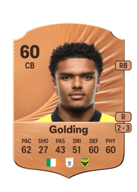 James Golding Rare 60 OVR