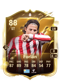 Diego Forlán Classic XI Hero 88 OVR