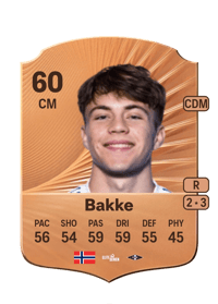 Johan Bakke Rare 60 OVR