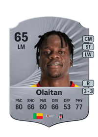 Junior Olaitan Rare 65 OVR
