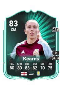 Missy Bo Kearns SQUAD FOUNDATIONS 83 OVR