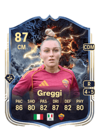 Giada Greggi Thunderstruck 87 OVR