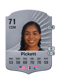 Kiki Pickett Rare 71 OVR